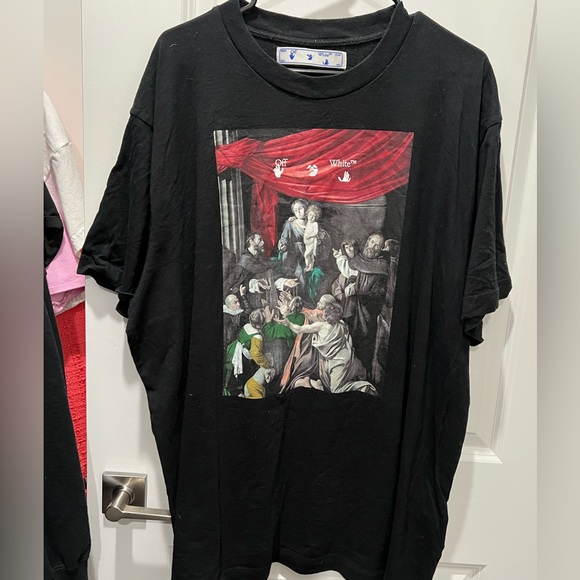 Off white caravaggio angels t shirt